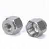 1pc Tube OD Nut for Double-Ferrule Compression Union Connector, 304 Stainless Steel (4mm, M10x1mm) view 2