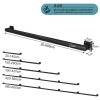 Black Wall-Mounted Modern Stair Railing Set, 420 cm view 2
