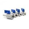 SS304 Stainless Steel Female-Thread Ball Valve with Hose Tail, 3/8 in × 7 mm, 87 g view 1