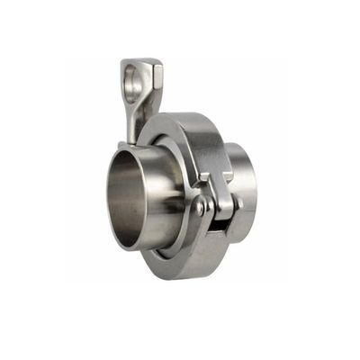 Flanged Pipe Welding Ferrule with Tri-Clamp PTFE or Silicone Gasket, Stainless Steel SUS 304