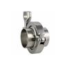 Flanged Pipe Welding Ferrule with Tri-Clamp PTFE or Silicone Gasket, Stainless Steel SUS 304 view 1