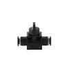 1-Piece HVFF Pneumatic Tube Connector, 10 mm view 1