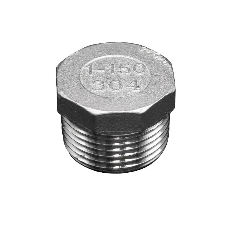 1/8" 1/4" 3/8" 1/2" 3/4" 1" 1-1/4" 1-1/2" 304 Stainless Steel Female/Male Thread Pipe Fitting Coupling Connector, Male, BSP Thread 3/8"