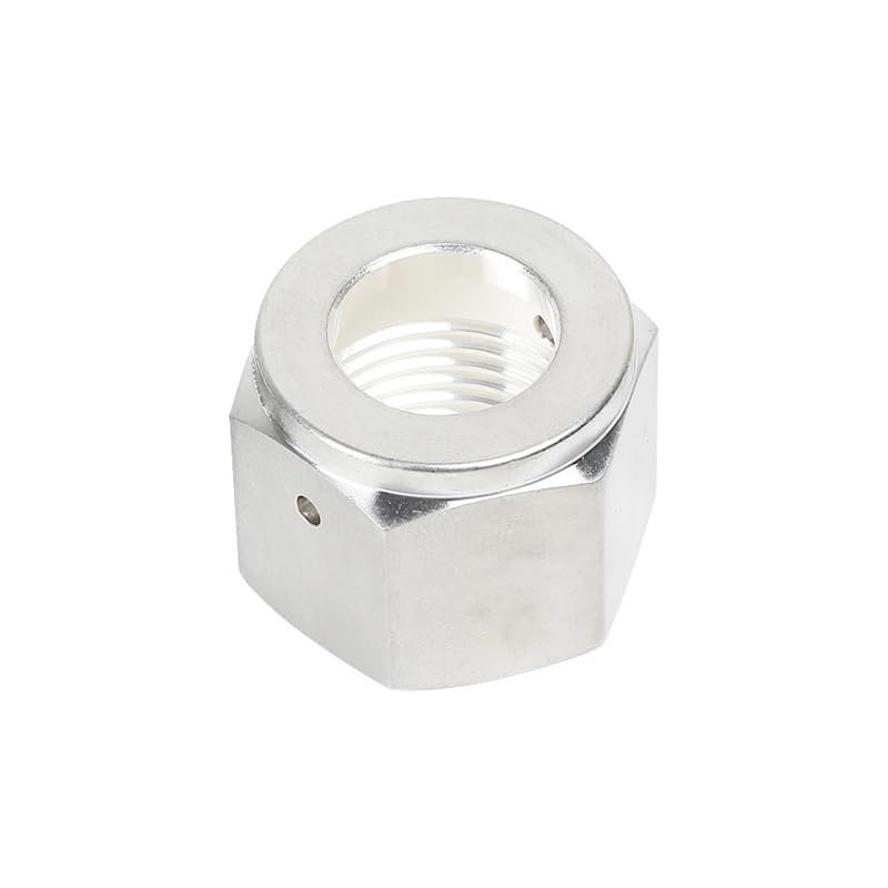 SS316L Stainless Steel VCR High-Cleanliness EP-Grade 1/4, 1/2, 3/4, 1-Inch Female Head, Silver-Plated (1 Inch)