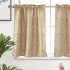 Aotiwe Khaki Star Kitchen Curtain, 74 x 90 cm, Set of 2 view 3