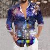 Men's Funny 3D Ugly Christmas Shirt view 2