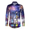 Men's Funny 3D Ugly Christmas Shirt view 3