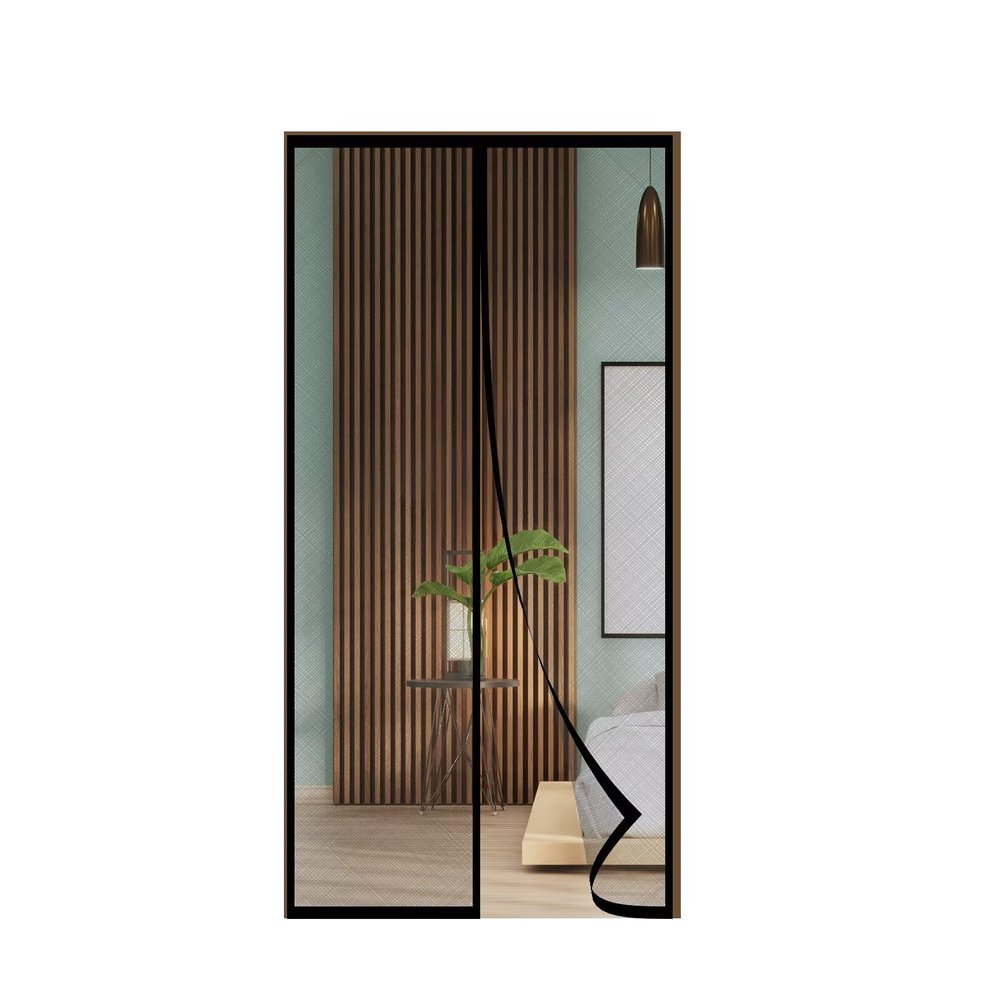 FIOVIP Magnetic Screen Door, 160 x 215 cm, Black