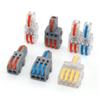 1/5-Piece Quick Wire Cable Connectors, Push-In Spring Splicing Wiring Connector, 1-In-2-Out Terminal Block (F15OA, One Size) view 4