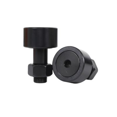 1-Piece CR10R 1/4 x 5/8 in Bolt Roller Bearing, Spherical Cam Follower, Black (CR10)