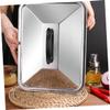 Cabilock Rectangular Stainless Steel Pot Lid with Oil Splatter Guard view 2