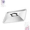 Cabilock Rectangular Stainless Steel Pot Lid with Oil Splatter Guard view 3