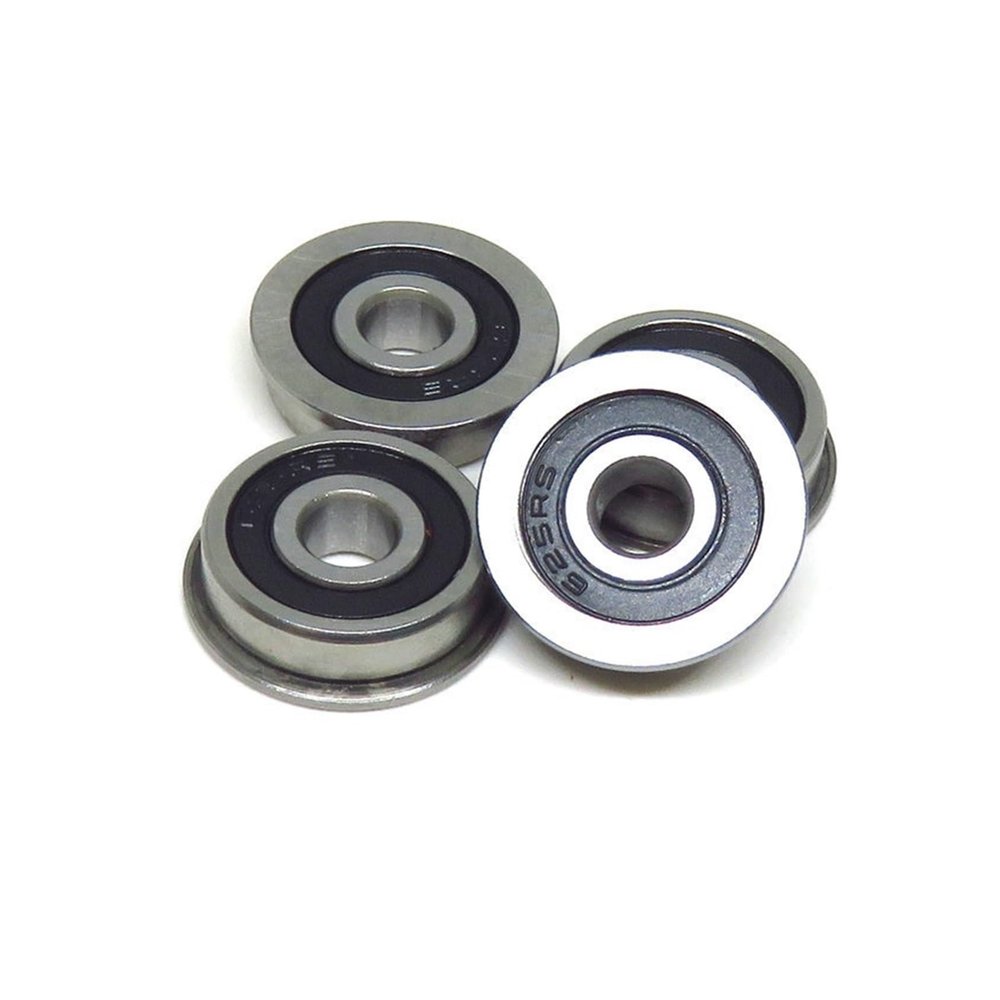 5 pcs F625RS Flanged Bearing 5 x 16 x 5 mm Deep-Groove Ball Bearing F625 2RS 5 x 16 x 5, 2/3 3D Printer Flanged Bearing (F625-ZZ 5 x 16 x 5)
