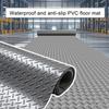 Non-Slip Rubber Floor Mat Roll for Garage, Workshop, Parking Area, and Patio, Green, 130 × 1.5 cm view 2