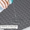 Non-Slip Rubber Floor Mat Roll for Garage, Workshop, Parking Area, and Patio, Green, 130 × 1.5 cm view 3