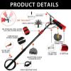 DKXCOSQ Telescopic Window Cleaner with 9 m Pole for Solar Panels and Glass Roofs, Includes 55 cm Car Wash Brush view 2