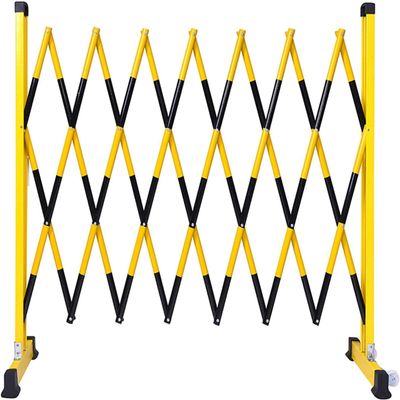 CWCQGH Retractable Traffic Barriers, Space-Saving, for Securing Dangerous or Restricted Areas, Extendable Metal Barricade, Blue, 1.2 × 4 m
