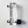 YILTONG LZM-4T Acrylic Panel Flow Meter with Adjustment Valve for Liquids, 6 Quick Connectors (30–120 mL/min for Water) view 2