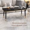 AGHXYSQ 4-Pack 28-Inch Black and Gold Metal Table Legs view 4