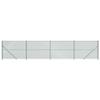 Home Garden Chain-Link Fence with Flange, Green, 1.8 x 10 m view 2