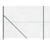 Home Garden Chain-Link Fence with Flange, Green, 1.8 x 10 m view 4