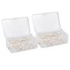Black Thumbtacks, 2 Boxes, 200 Pieces, Plastic view 1