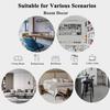Modern Indoor Floor Mat, 80 x 120 cm, Valentine's Heart Shape, Short-Pile Non-Slip Bath Mat view 3
