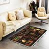 3D Bookshelf Retro-Style Rug, Modern Non-Slip Floor Mat for Bedroom, Office, Living Room or Hallway, 80 x 120 cm view 3