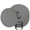 UICMNSI Round Stackable Foam & PU Floor Seat Cushions with Handle, Zipper, Multicolor, #4, 4-Pack, 40 x 8 cm/16 x 3 in view 1