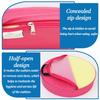 UICMNSI Round Stackable Foam & PU Floor Seat Cushions with Handle, Zipper, Multicolor, #4, 4-Pack, 40 x 8 cm/16 x 3 in view 3