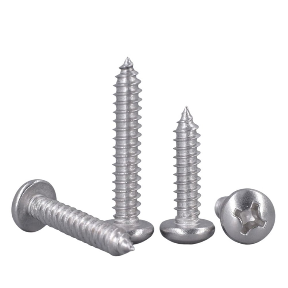 Phillips Countersunk Self-Tapping Screws, M5, 304 Stainless Steel, DIN 7981 (M5 x 35 mm, 5 pcs)