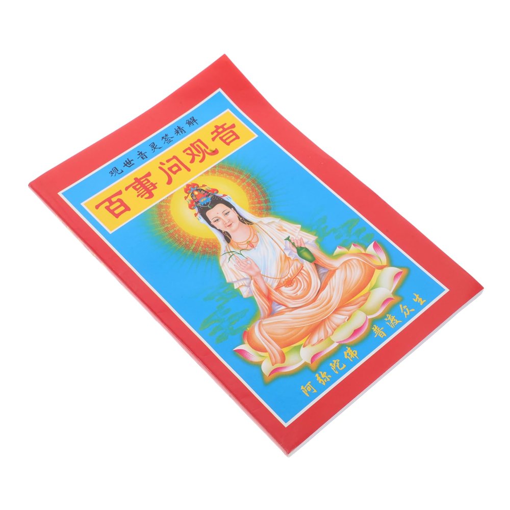 Chinese Fortune-Telling Book with 100 Characters, Paper, Elegant for the Home