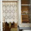 Vintage Crochet Cotton-Linen Lace Curtain, Sheer Valance, 1 Pc view 1