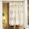 Vintage Crochet Cotton-Linen Lace Curtain, Sheer Valance, 1 Pc view 2