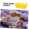 Yellow Plastic Baskets for Coins and Small Items view 3
