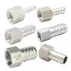 BKGWCSOR High-Pressure BSPP Female Barbed 304 Stainless Steel Hex Pipe Fitting, 1/8"–3/4", for 6/8/10/12/14/16/20/25 mm Tube I.D. (10 mm, M14×1.5) view 1