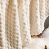 Highdi Plush Fleece Blanket, Gray, 127 x 152 cm view 3