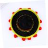 Small Black Mexican Hat with Elastic Chin Strap, Polyester view 3