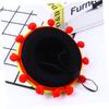 Small Black Mexican Hat with Elastic Chin Strap, Polyester view 4