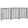 Somanki Radiator Cover, Concrete Gray, 205 x 21.5 x 83.5 cm, Wood-Based Material - 852765 view 2