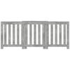 Somanki Radiator Cover, Concrete Gray, 205 x 21.5 x 83.5 cm, Wood-Based Material - 852765 view 3