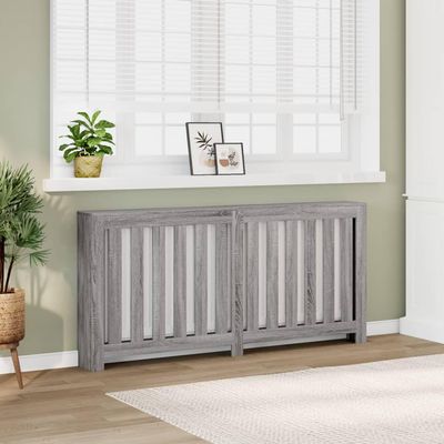 Somanki Radiator Cover, Gray Sonoma, 175 × 20 × 82 cm, Engineered Wood – 852758