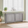 Somanki Radiator Cover, Gray Sonoma, 175 × 20 × 82 cm, Engineered Wood – 852758 view 1