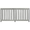 Somanki Radiator Cover, Gray Sonoma, 175 × 20 × 82 cm, Engineered Wood – 852758 view 3