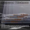 Waterproof Transparent PVC Tablecloth, 80 x 90 cm, Wipeable, Reusable, 3 mm Thick view 2