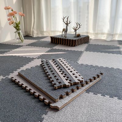 BRCYKRWY 10-Piece Interlocking Plush EVA Foam Floor Mats