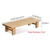 Japanese-Style Solid Wood Coffee Table for Floor Seating and Balconies view 3