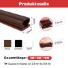 Self-Adhesive Door Sealing Strip, 6 m, Brown view 2