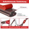 Self-Adhesive Door Sealing Strip, 6 m, Brown view 3