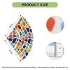 Non-Slip, Mold-Resistant Quarter-Circle Shower Mat with Drain view 4